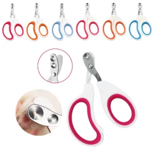 Professional Pet Nail Clippers for Small Cat Dog Stainless Steel Puppy Claws Cutter Cat Nail Scissors Grooming Clippers Trimmer