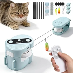 Cross-Border Hot-Selling Automatic Interactive Cat Toy Indoor Chasing Exercise Intelligence Stimulation Pet Manual Automatic Con