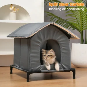 NewestStray Cat dog House Waterproof Outdoor Winter Warm Pet Cave Sleeping Beds Home Foldable Washable for Small Supplies