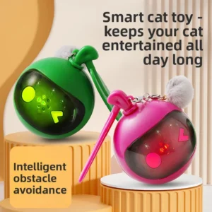 Cat toy ball, pet elastic rolling ball, sound-making pet toy, pet self-entertainment and boredom-relief toy