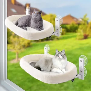 Cat Hammock Window Habitat Cat Sunbathing Glass Hanging Suction Cup Sunny Seat Hanging Mount Beds Foldable Pet Nest Supplies